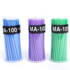 100Pc/Bottle Microblading Disposable Tattoo Brushes
