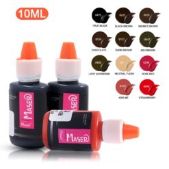 10ml Tattoo Ink Permanent Makeup Pigments for PMU Machine pigmento Microblading Pigment Eyebrow Lip Eyeliner Make