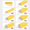 50PCS Tattoo Needles 12 pins Microblading Blades
